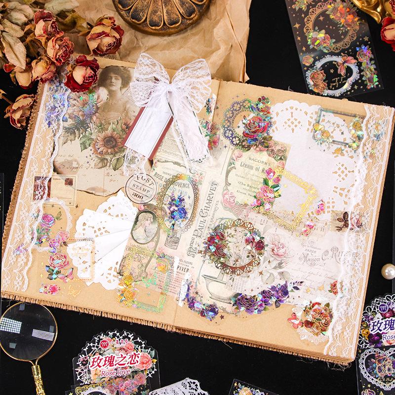 Αυτοκόλλητο 3D θερμοτυπίας σε σχήμα κοχυλιού για σημειωματάρια