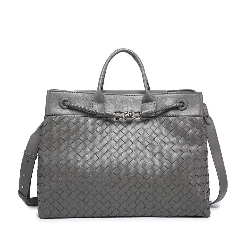 Bolsa de palha tecida à mão, bolsa de mão de alta qualidade e grande capacidade, bolsa mensageiro versátil para ombro, sucesso de exportação