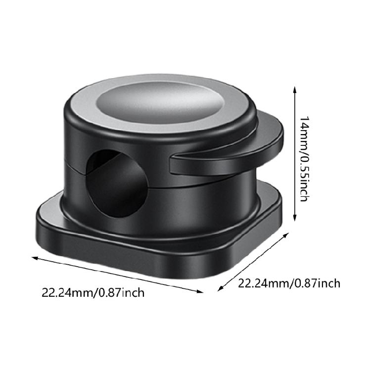 Cord Holder Clip Magnetic Cable Organizers for Desk and Car with Strong Adhesive 