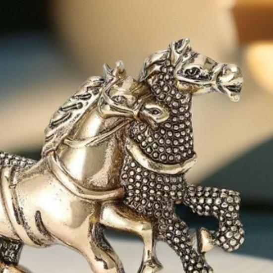 Yousheng Two Horse Brooch Pin Women Men Alloy Enamel Horse Lapel Pin Animal Sweater Dress Suit Clothing Accessories Jewelry Gift