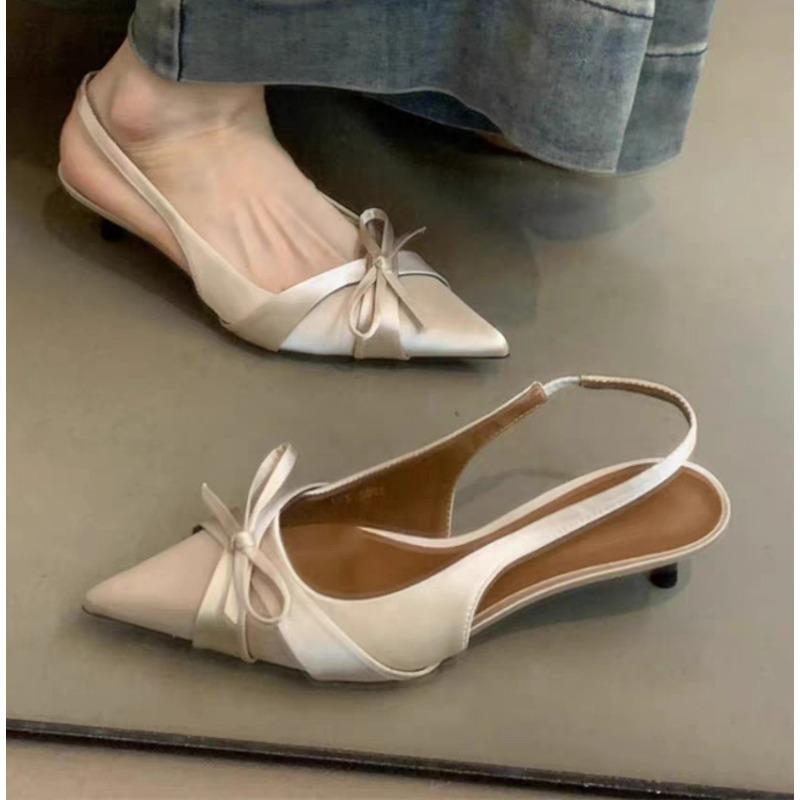 New French Open Toe Women's Stiletto Sandals Summer Breathable Comfortable Sandals Woman Buckle Footwear Woman Shoes