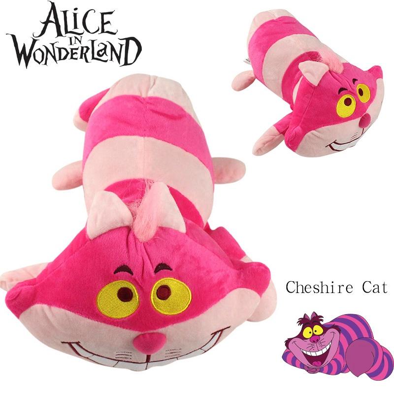 Cheshire Cat Plush Toy From Alice's Adventure In Wonderland Soft And Cuddly Pink Kitten