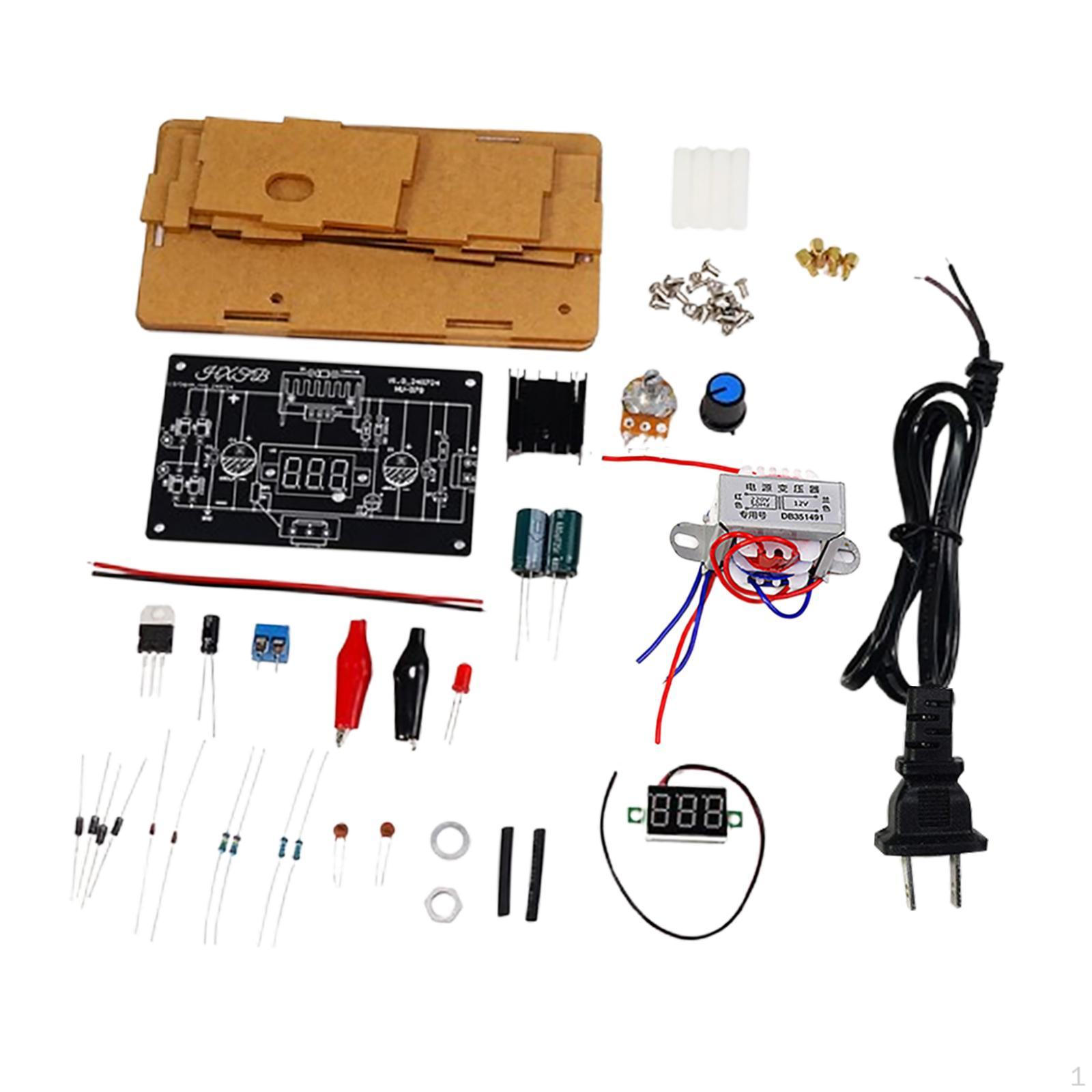 

Набір регулятора напруги з регулюванням Електронні компоненти Паяльний проєкт Легка збірка