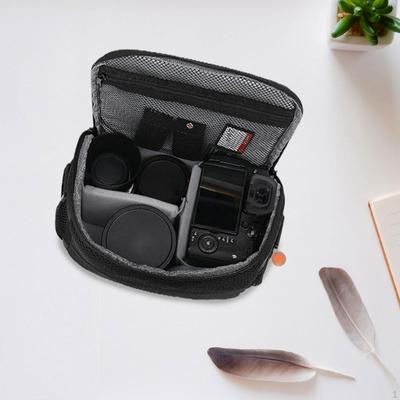 Estuche para Cámara Bolso de Hombro Neceser Organizador con Bolsillos de Malla, Bolso Tote para Gadgets DSLR Fotografía para