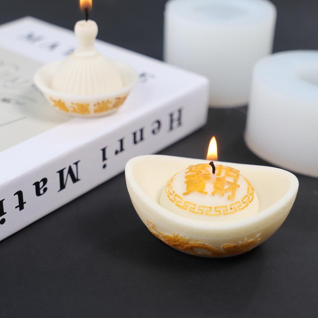 Geometric Candle Mold Silicone Mold for Candle Making Reusable Candle Resin Epoxy Mould Casting Molds DIY Silicone Mould
