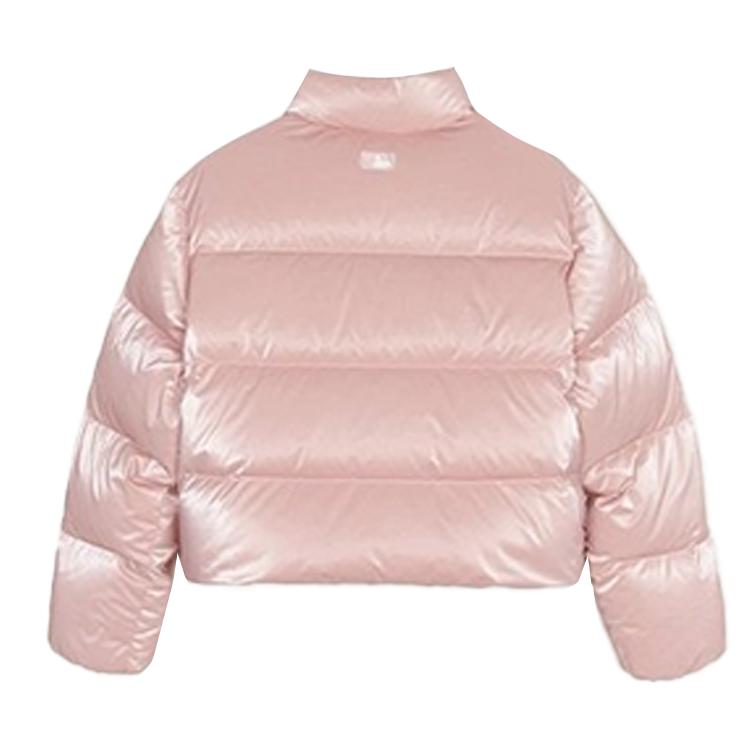 New MLB Basic New York Yankees Down Jacket Women's Hemp Pink 3FDJB2346-50PKM