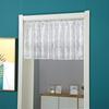 1 ks Poloviční záclona Minimalistická Bílá Krajka Dveře Kuchyň Krátká Záclona Okouzlující Střapec na Hlavě Bez Vrtání Květinová Průsvitná Dekorace Skříně