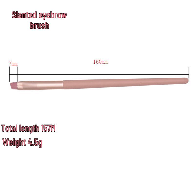 8/12-Piece Pink Makeup Brush Set for Beginners: Includes Soft Bristle Powder, Eyeshadow, and Angled Eyeliner Brushes.