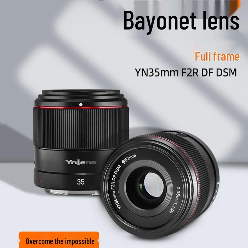 Yongnuo 35mm F2 Full-Frame Mirrorless Prime Lens for Sony E and Nikon Z Mounts