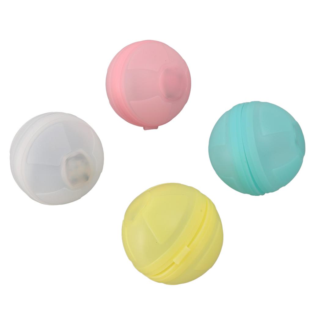 4 Pack Reusable Water Balloons Quick Fill Silicone Luminous Pool Beach Water Games Toys for Pool