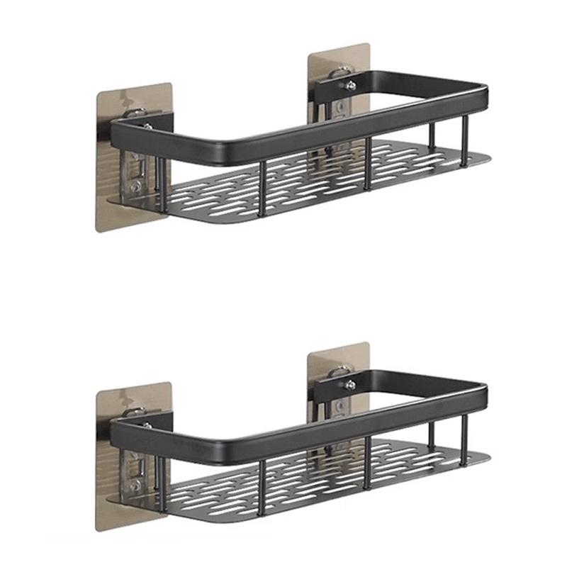 DANLE Punch-Free Wall Storage Rack for Kitchen & Bathroom