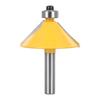 8mm Shank 45 Degree Chamfer & Bevel Edging Router Bit Cutting End Mill