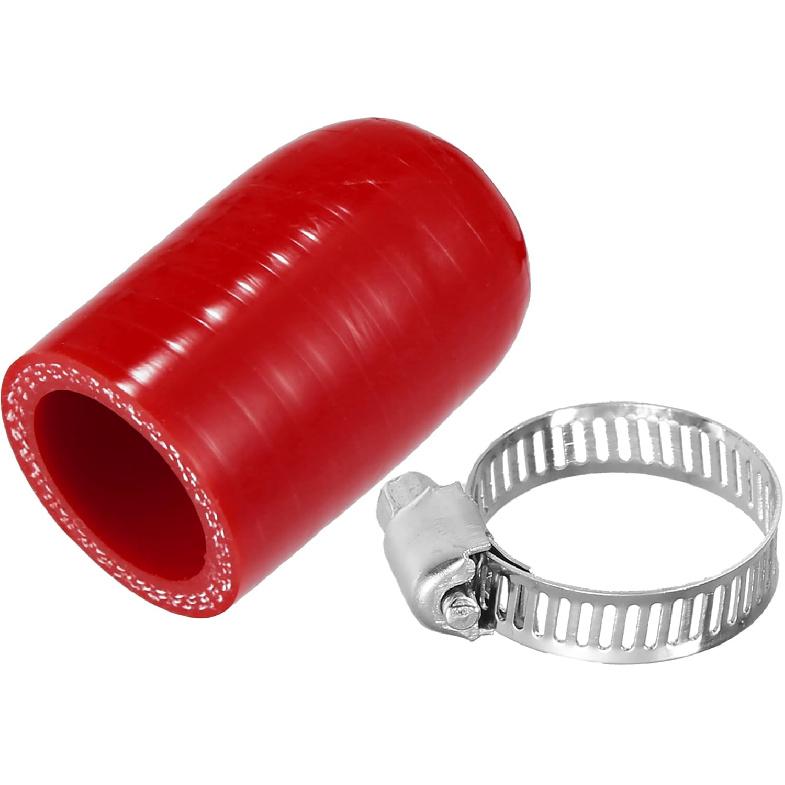 Reinforced Silicone Coolant Cap Kit, 0.71" ID Turbo Bypass Valve Cap Universal for Car Vacuum Throttle Body Water Port Fix Leak High Temperature