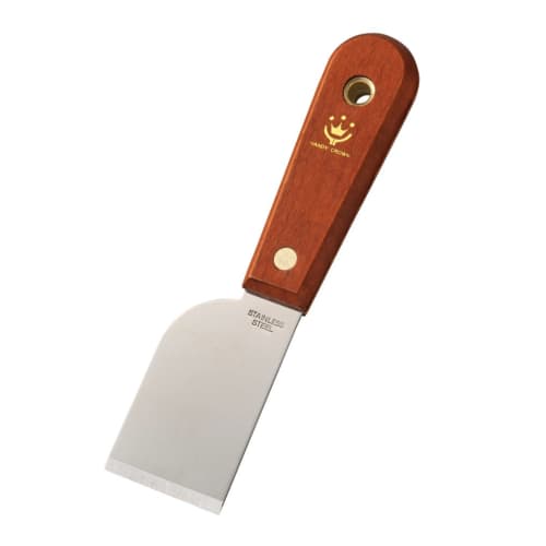 Handy Crown Wooden Handle Leather Scraper 45mm