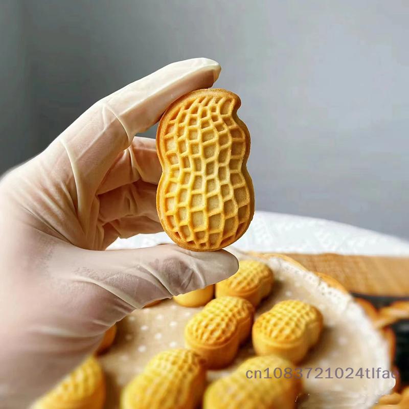 Mini Peanut Shape Moon Cake Mold 30g 50g 75g Cookie Cutter Frame Cake Pastry Dessert Baking Accessories Gadgets