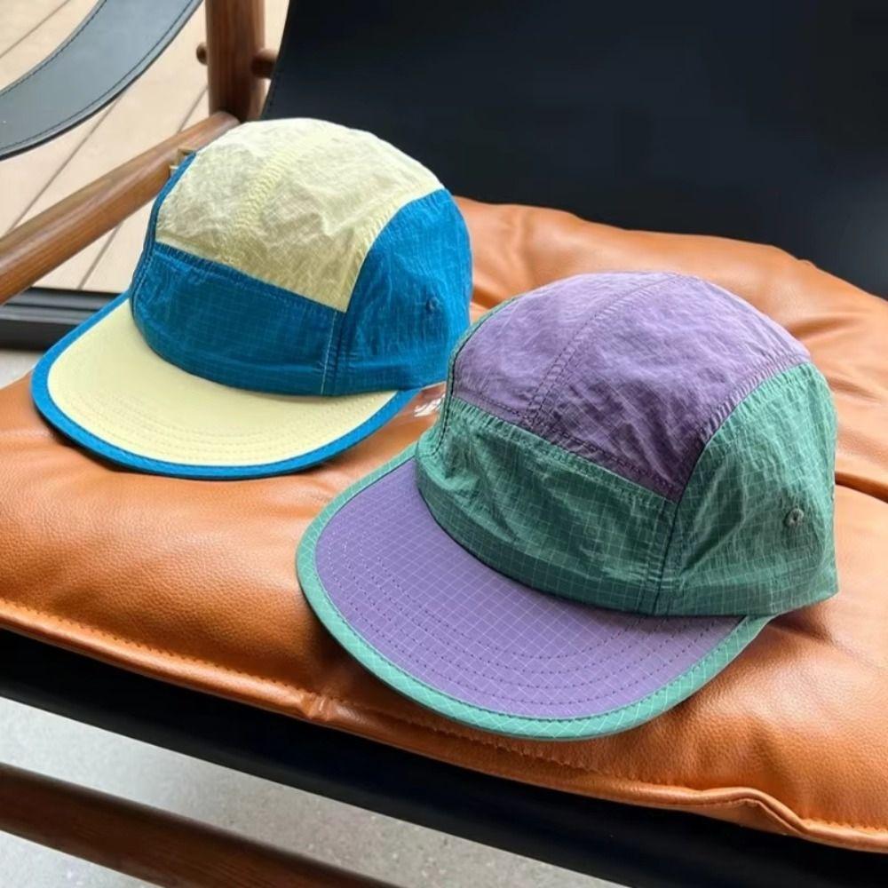Color Matching Men's Summer Hats Quick-drying Hiking Camping Hat Baseball Cap  Outdoor Sport