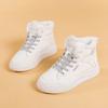 2025 new winter high-top thick baseplate shoes non-slip, wear-resistant and warm casual shoes women's velvet thickened cotton shoes