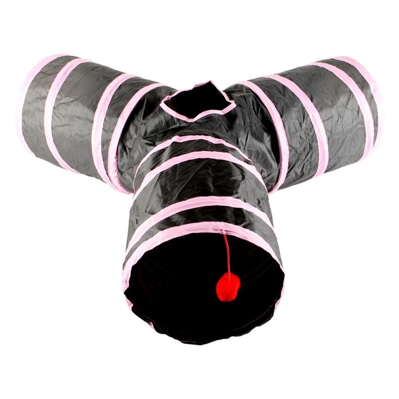 

Игрушка Y-образная труба-туннель складная пружинная кролики игра-палатка для дома складная игрушка-палатка X3UC розовый