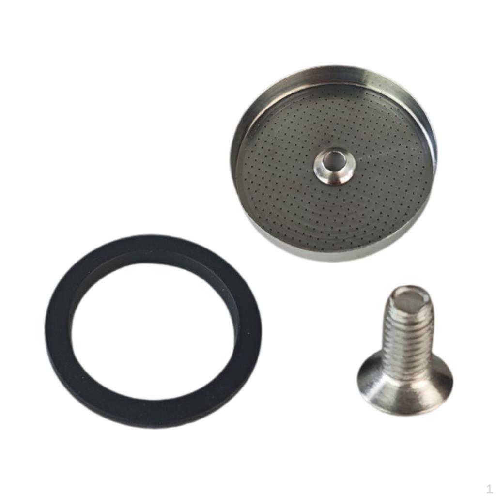 Espresso Basket with Gaskets Seal , 53mm Accessories Reusable Professional, Sealing Coffee for ES601