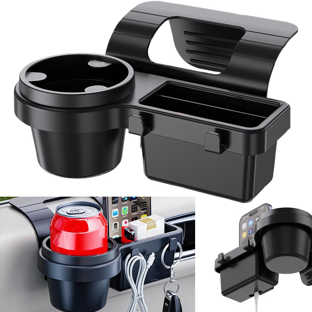 New Car Organizer Box - Multifunctional Side Door Storage with Cup Holder. Drink Holder & Phone Slot Hanging Rack.