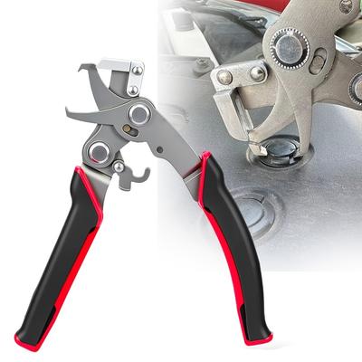 Stainless Steel Automotive Snap Pliers | Fastener Remover with Ergonomic Grip for Mechanics, Garage Workshop Users, Automotive Repair Enthusiasts