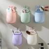 Wall Hanging Toothbrush Storage Rack Multi-functional Bathroom Organizer  Dormitory