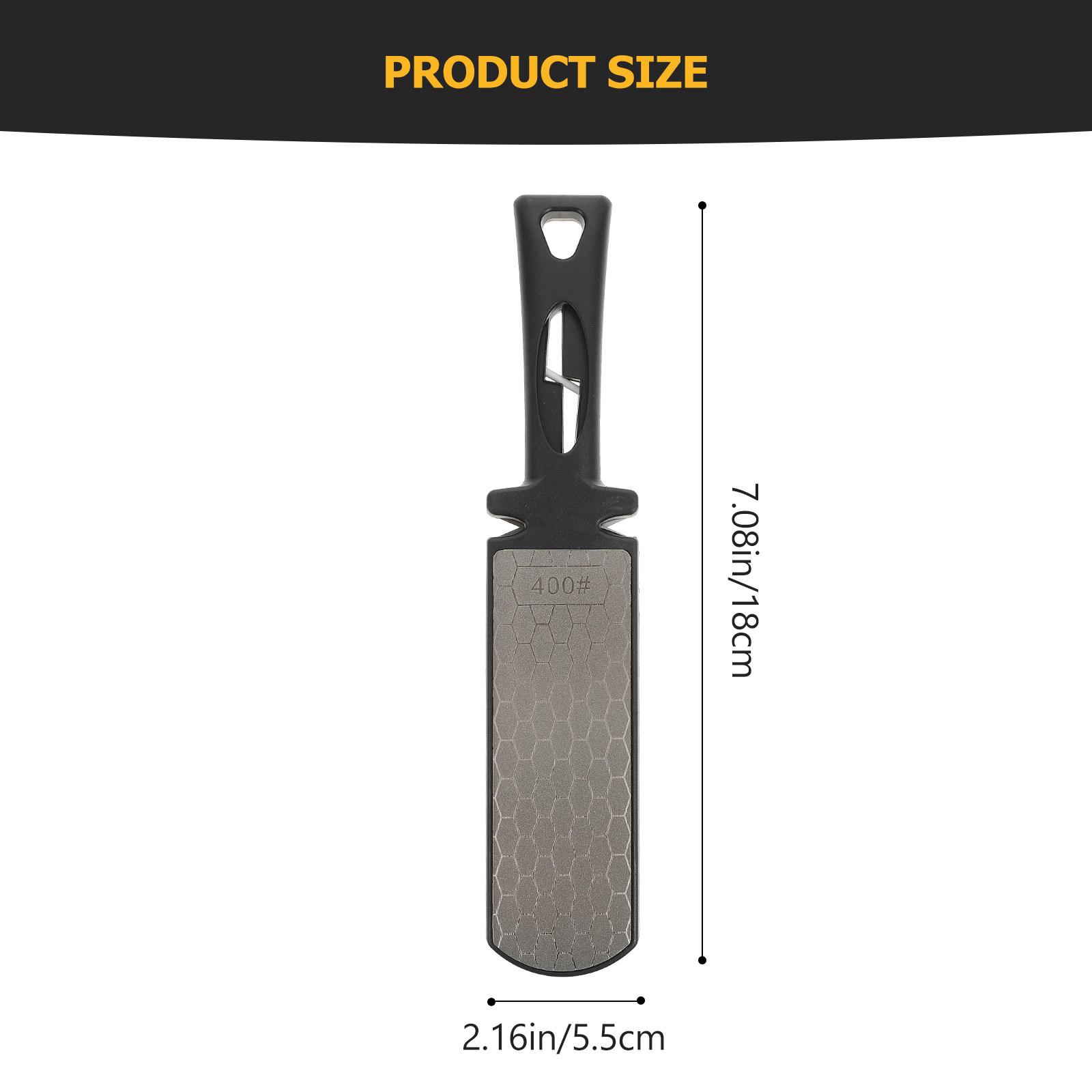 Double-Sided Household Emery and Plastic Sharpener Multi-Functional Cutter Sharpener Kitchen Fast Sharpening Tool other