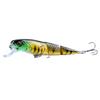 3 Segment Artificial Hard Bait Multi Jointed Swimbaits Swimming Lures with Treble Hook Freshwater Saltwater Swimbait