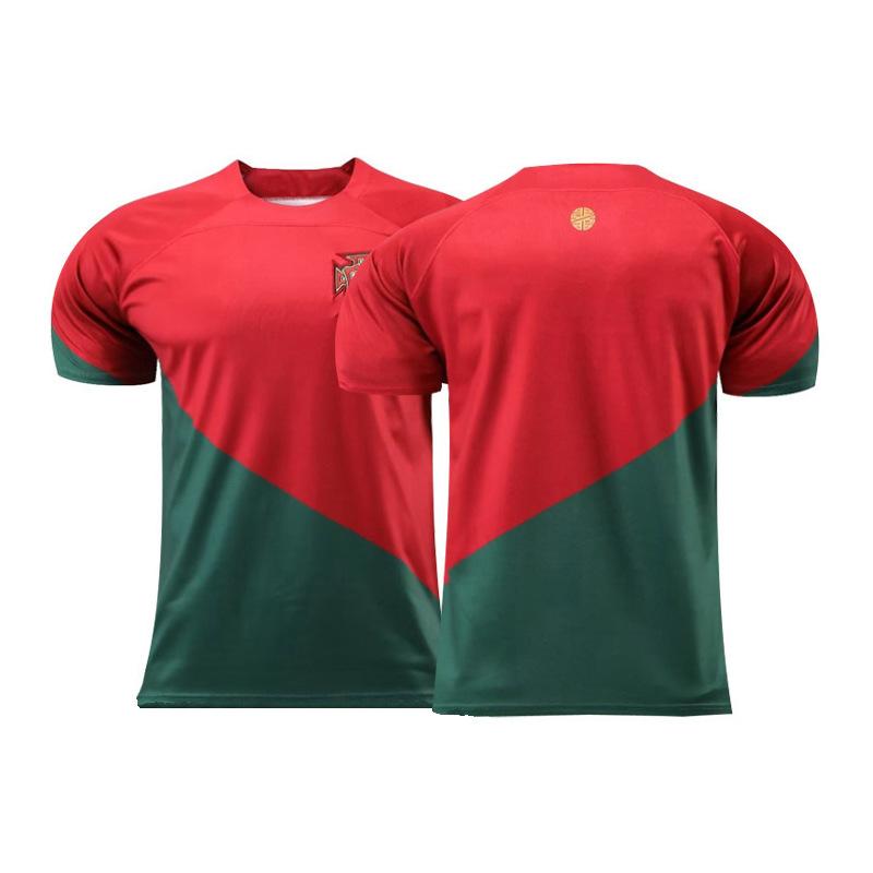 Cross-border Portugal World Cup home jersey No. 7 Ronaldo football jersey children s adult training jersey Jersey 16