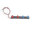 RC Car Roof Light Bar Headlight with Red Blue LED for WLtoys 12428 112 Scale RC Car Parts