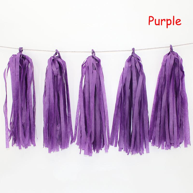 Wedding Party Decoration Color Paper Tassel Garland Bride To Be Birthday Decor Baby Shower Girl Slingers Mermaid Party Supplies