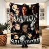 Damon Salvatore Print Blanket - Soft & Comfortable, for Bedroom, Travel, Sofa, Home Decoration - Birthday Christmas Gift for Friend