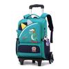 Li Shen Kids 6-Wheel Trolley School Backpack