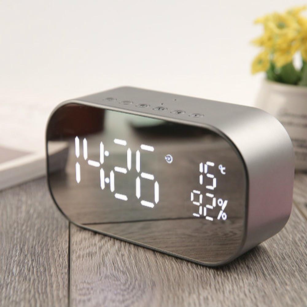 S2 Alarm Clock Audio Wireless Bluetooth Subwoofer New Creative Bedside Speaker Stereo