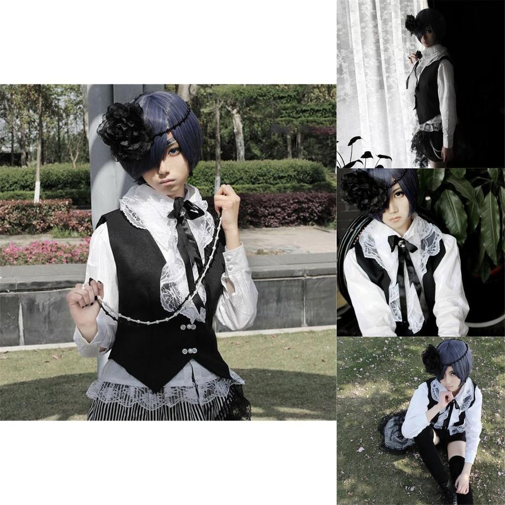 Nádherný cosplay kostým Ciela Phantomhive z Black Butler s dokonalým stehováním