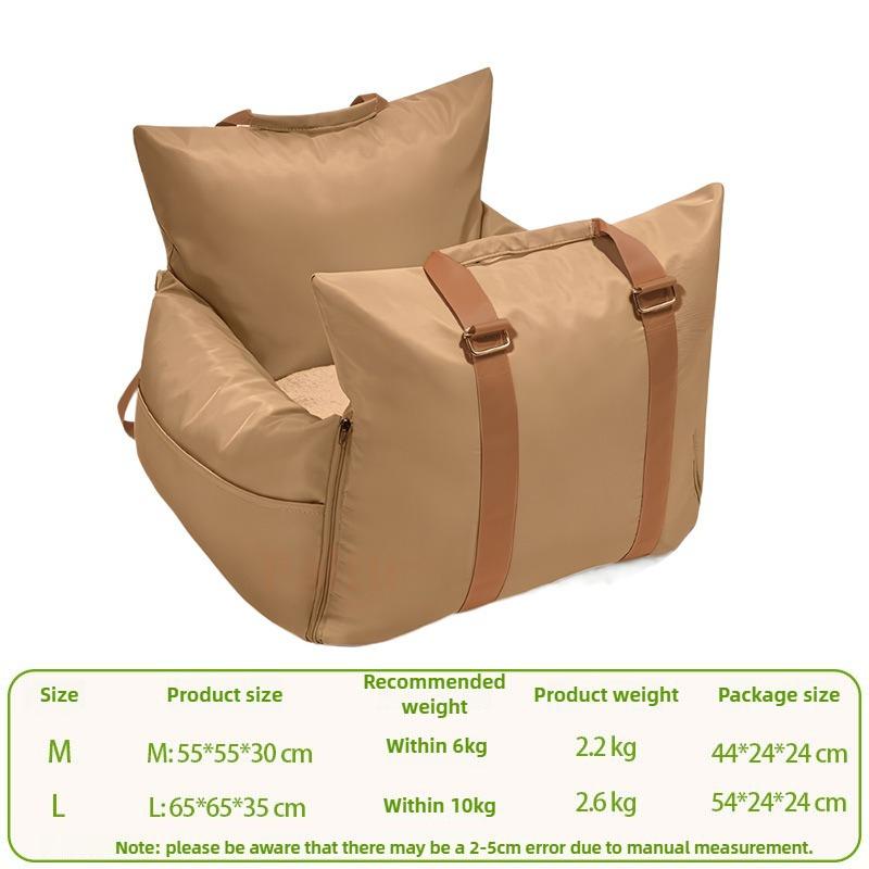 Car Dog Bed Non-slip Bottom Pet Bed for Dog Waterproof Portable Four Seasons Pet Large Sofa Soft Travel Dogs Accessories