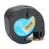 Label Tape Replacement Parts Ribbon 12mmx4m BlackonGold for  Letratag Labeler
