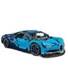 1:8 Big Bugatti Sports Car Building Block Model Children's Difficult Assembly Sports Car Boy Birthday Gift