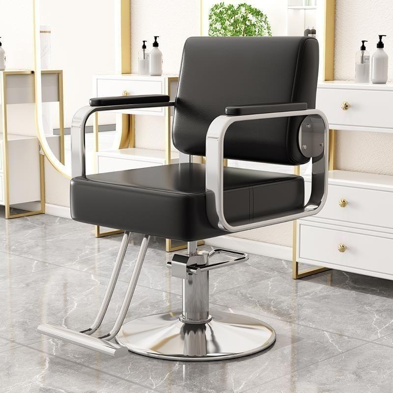 High-End Reclining & Liftable Barber Chair for Salon and Hairdressing