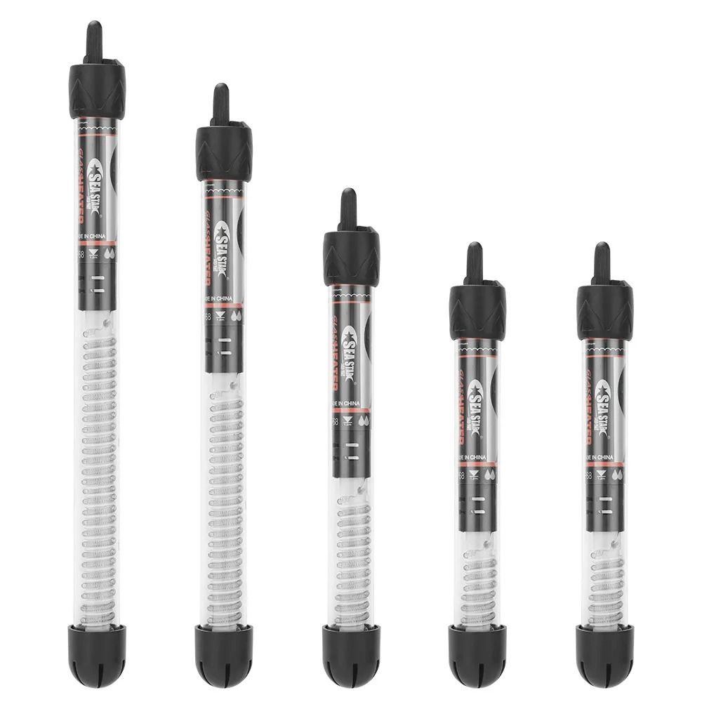 1Pcs Adjustable Temperature Submersible Heater 25W/50W/100W/200W/300W Water Heat Rod