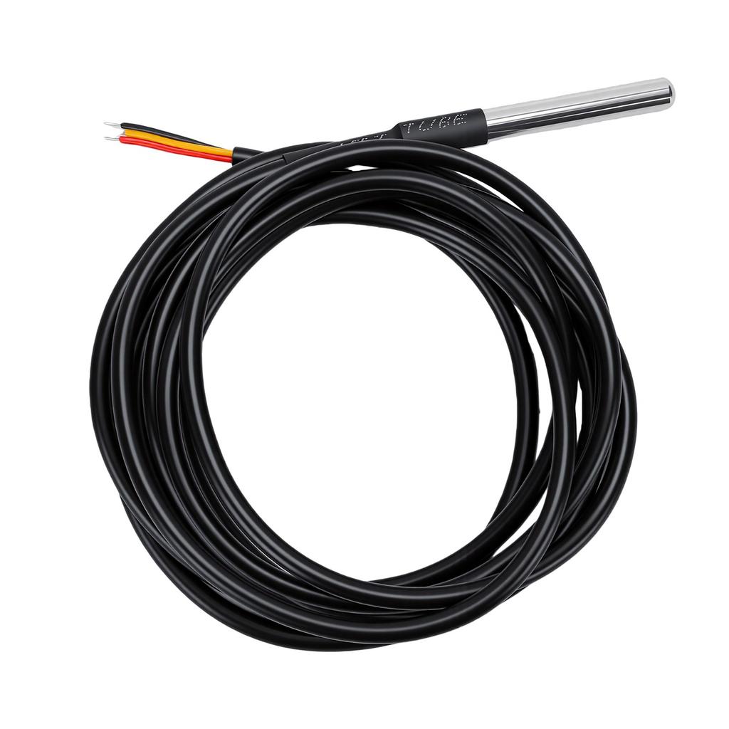 5PCS Digital Temperature Sensors Fit for RPI Water Proof Stainless Steel Temperature Probe 2M