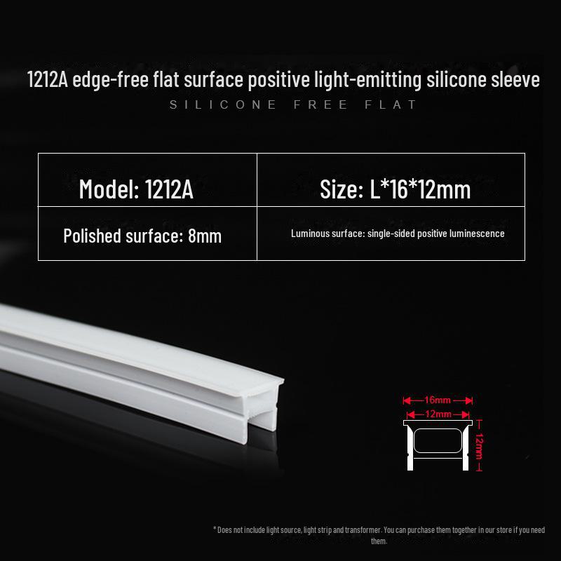 Thread-Free Silicone-Sleeve LED Light: Flexible, Shapeable, and Luminous Linear Strip