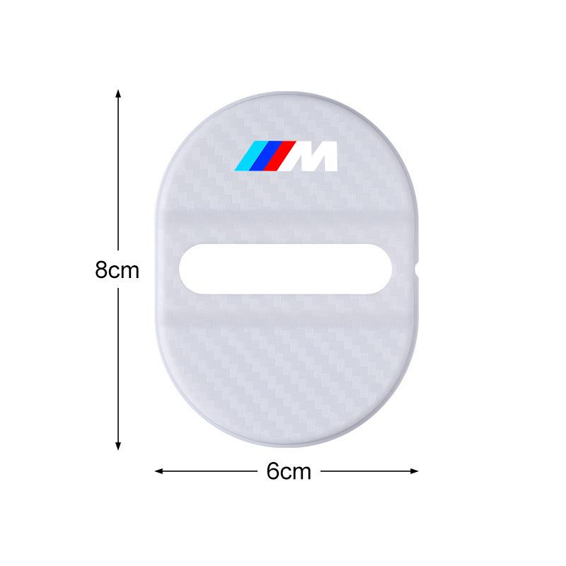 FA3-4db Szénszálas Autóajtó Némító Csillapító Párna ABS Autóajtó Zár Csatt Fedél BMW M M3 M5 M6 X3 E46 E90 E39 F10 F20 F30 G20-hoz