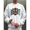 Langfristiger täglicher Gebrauch, Strapazierfähige Nähte & Weich, Herren Rundhals-Sweatshirt