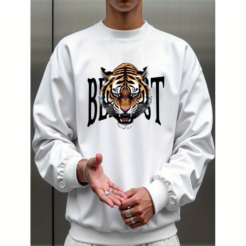 

Long-Term Daily Use, Durable Stitching & Soft, Men s Crew Neck Sweatshirt XXL чорний