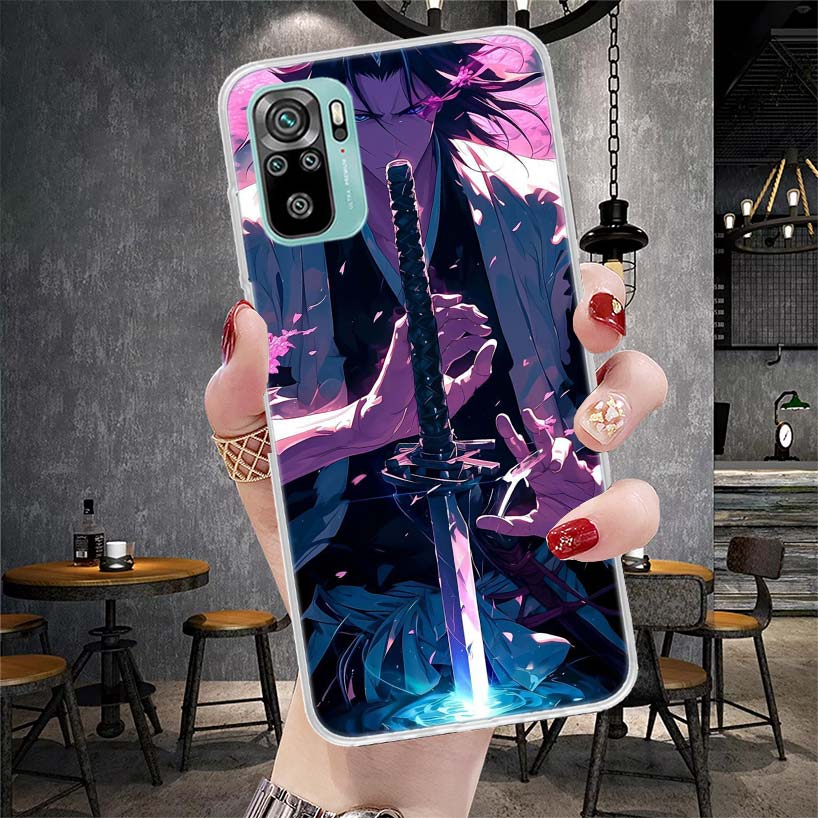 Bleach Kuchiki Byakuya Soft Phone Case For Xiaomi Redmi Note 15 14 14S 13 12 Pro Plus 12S 11 11S 11E 10 10S 11T 5G Fundas Coque