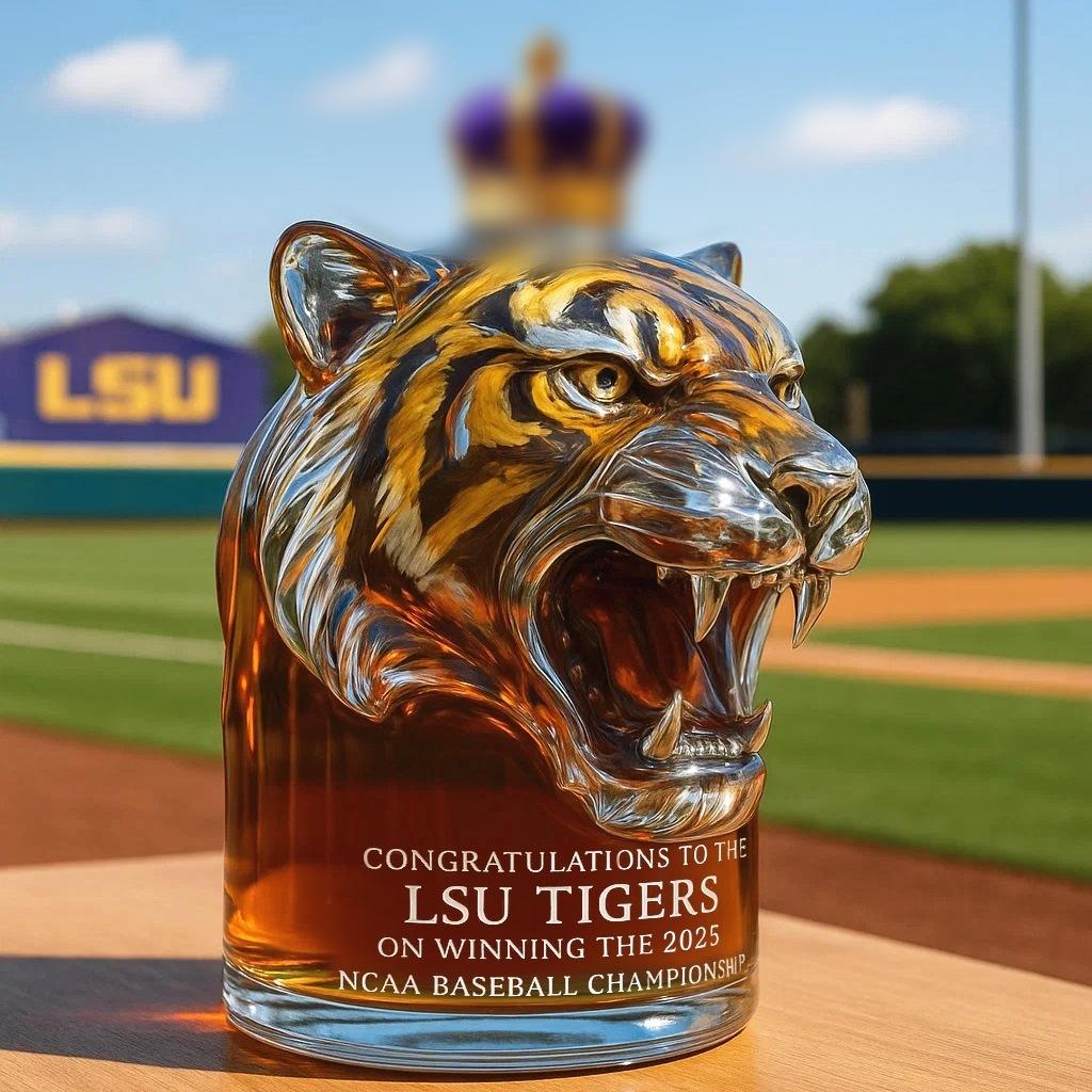 

Tiger Creative Bottle Interesting Whiskey Bottles,Novelty Glass Wine Decanter, for Men Whiskey Lovers & Collectible Drinkware