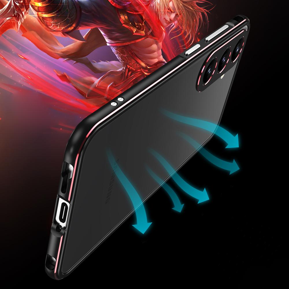 Για Samsung Galaxy S25 Θήκη Bumper Μεταλλικό Πλαίσιο Κάλυμμα Τηλεφώνου με Προστατευτικό Φακού Κάμερας