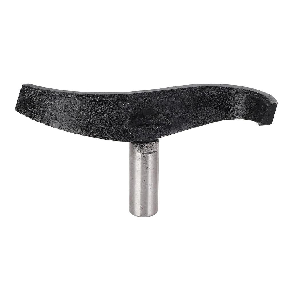 Curved Lathe Tool Rest Alloy Steel and Cast Iron 25mm Diameter Column Woodturning Lathe Tool Rest