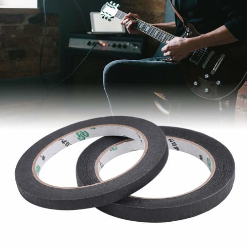 2-Pack Electrical Tapes for Guitar Pickups, Non-Toxic and Safe, 10mm and 8mm Wide, Practical Guitar Maintenance Supplies